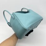 Hermes Lindy 30 Bleu Atoll PHW