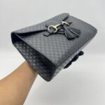Gucci Emily Microguccisima Black GHW