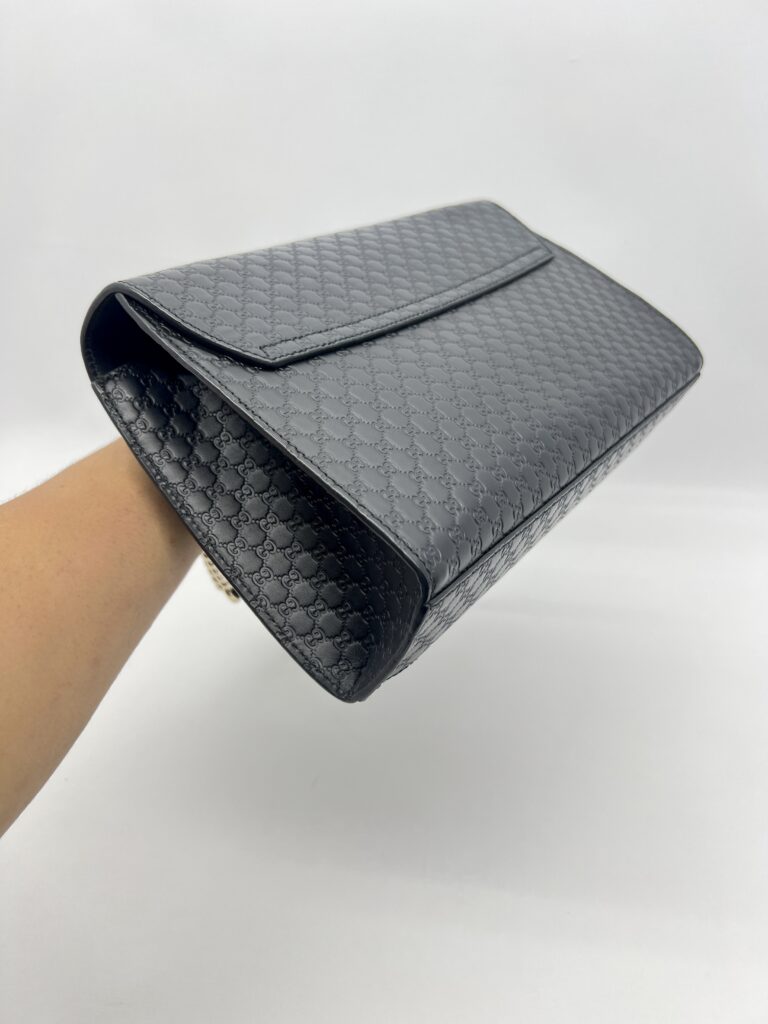 Gucci Emily Microguccisima Black GHW