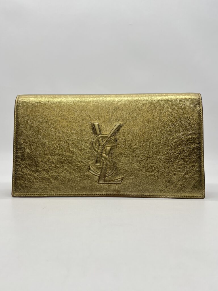 Saint Laurent Belle De Jour Metallic Gold