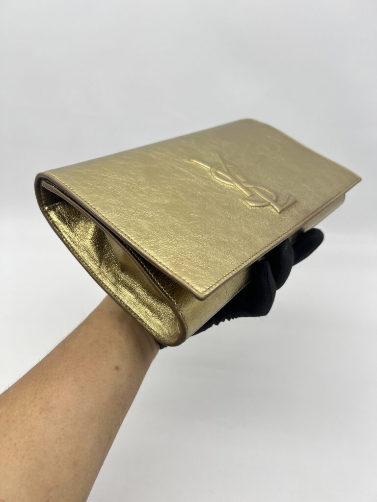 Saint Laurent Belle De Jour Metallic Gold