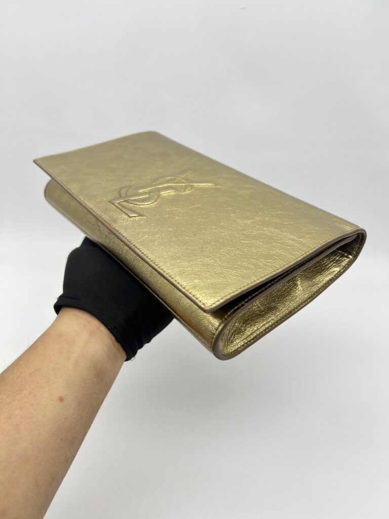 Saint Laurent Belle De Jour Metallic Gold