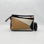 Loewe Puzzle Small Grained Brown Black Multicolor GHW