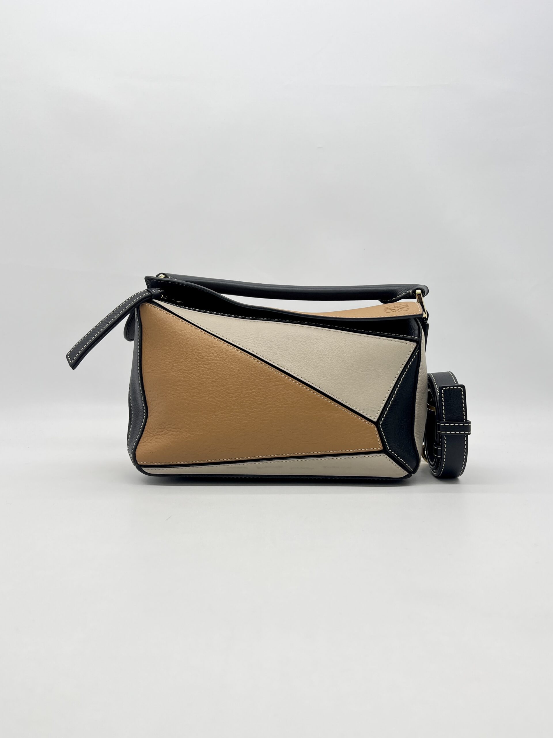 Loewe Puzzle Small Grained Brown Black Multicolor GHW