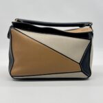 Loewe Puzzle Small Grained Brown Black Multicolor GHW