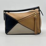 Loewe Puzzle Small Grained Brown Black Multicolor GHW
