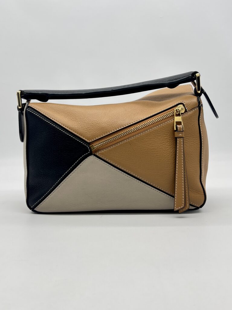 Loewe Puzzle Small Grained Brown Black Multicolor GHW