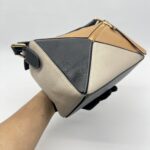 Loewe Puzzle Small Grained Brown Black Multicolor GHW