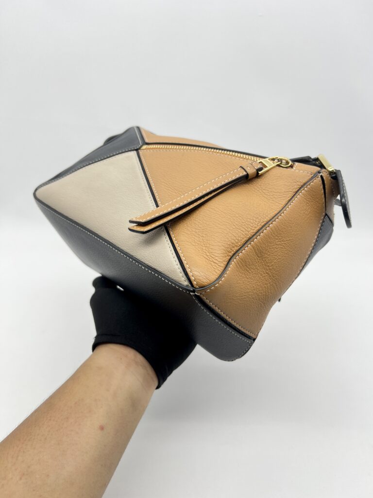 Loewe Puzzle Small Grained Brown Black Multicolor GHW
