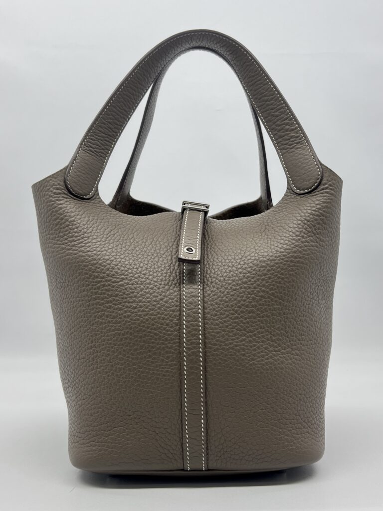 Hermes Picotin 22 Clemence Etoupe PHW