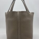 Hermes Picotin 22 Clemence Etoupe PHW