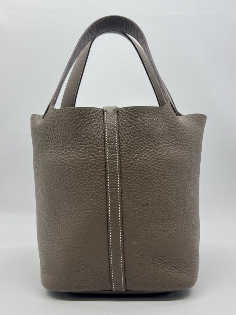 Hermes Picotin 22 Clemence Etoupe PHW