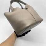 Hermes Picotin 22 Clemence Etoupe PHW