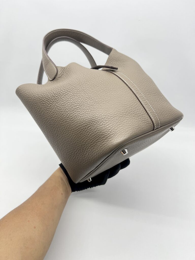 Hermes Picotin 22 Clemence Etoupe PHW
