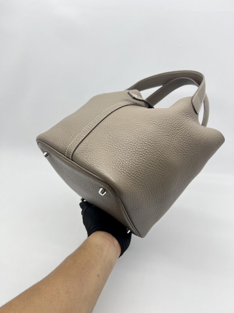 Hermes Picotin 22 Clemence Etoupe PHW