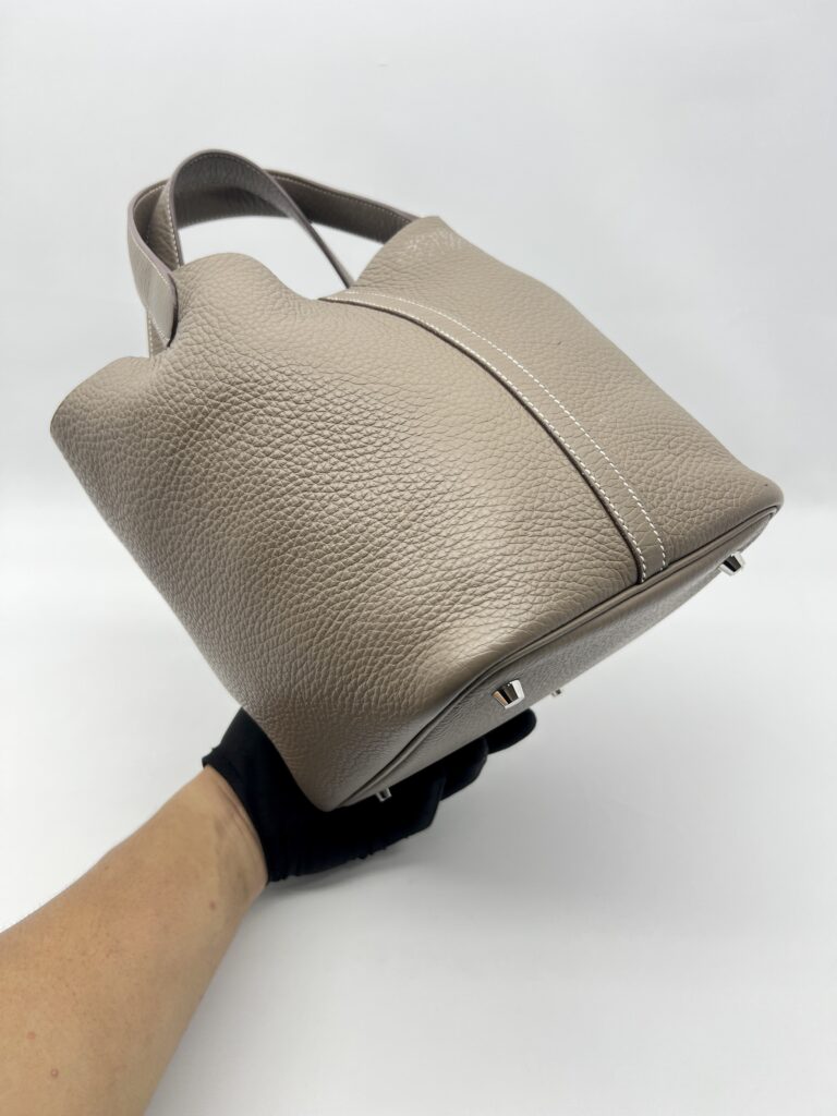 Hermes Picotin 22 Clemence Etoupe PHW