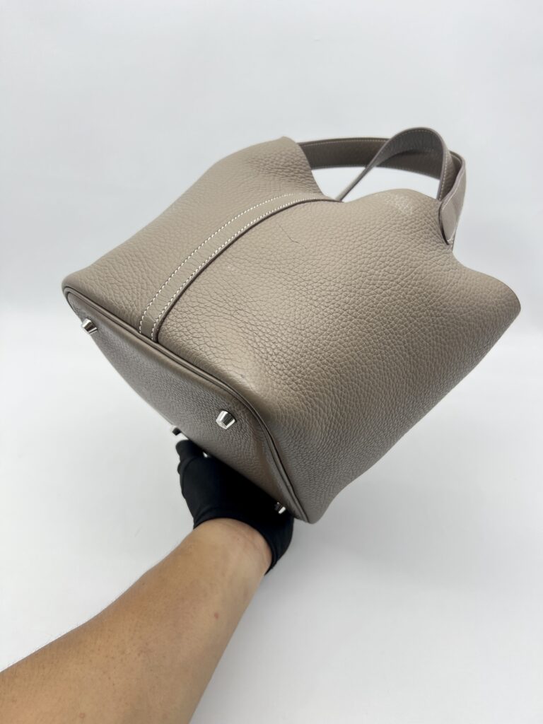 Hermes Picotin 22 Clemence Etoupe PHW