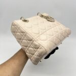 Dior Lady Dior Medium Lambskin Nude Pink GHW