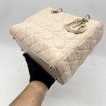 Dior Lady Dior Medium Lambskin Nude Pink GHW