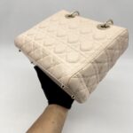 Dior Lady Dior Medium Lambskin Nude Pink GHW