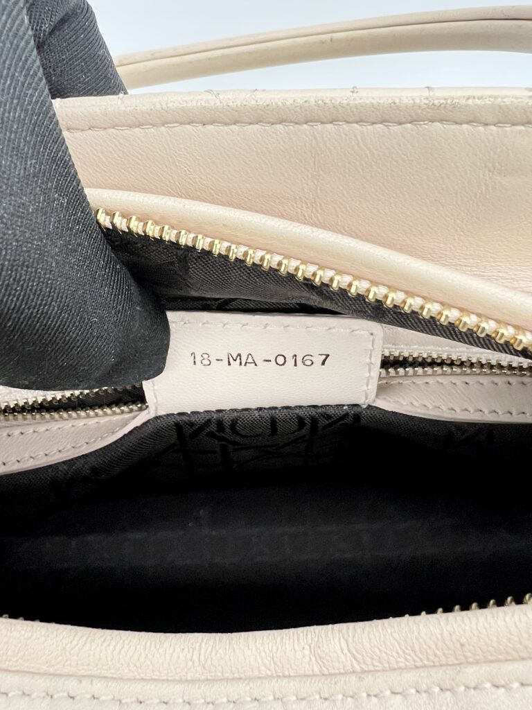 Dior Lady Dior Medium Lambskin Nude Pink GHW