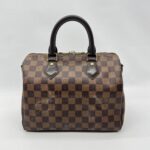 Louis Vuitton Speedy Bandou 25 Damier Ebene GHW