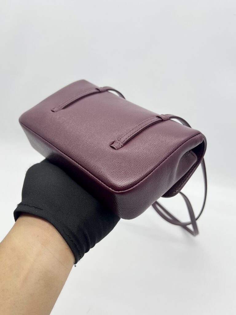 Chanel C26 Preppy Long Handle Caviar Maroon GHW