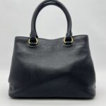 Prada Top Handle Bag Vitello Phenix Nero GHW