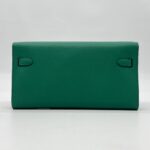 Hermes Kelly Wallet To Go Epsom Vert Jade GHW