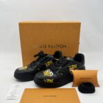 Louis Vuitton Trainer Sneaker x Nigo Black Tiger Printed
