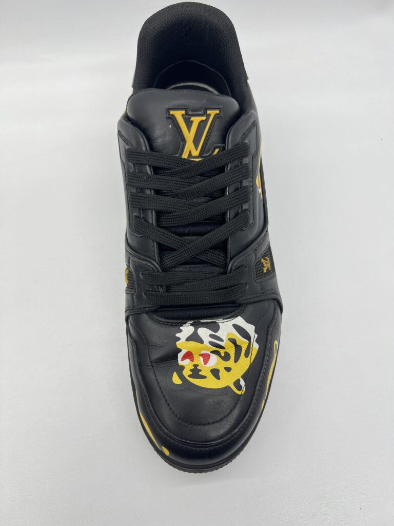 Louis Vuitton Trainer Sneaker x Nigo Black Tiger Printed