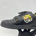Louis Vuitton Trainer Sneaker x Nigo Black Tiger Printed