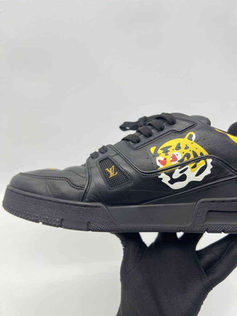 Louis Vuitton Trainer Sneaker x Nigo Black Tiger Printed