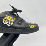 Louis Vuitton Trainer Sneaker x Nigo Black Tiger Printed