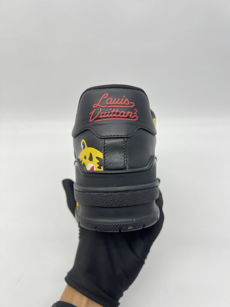 Louis Vuitton Trainer Sneaker x Nigo Black Tiger Printed