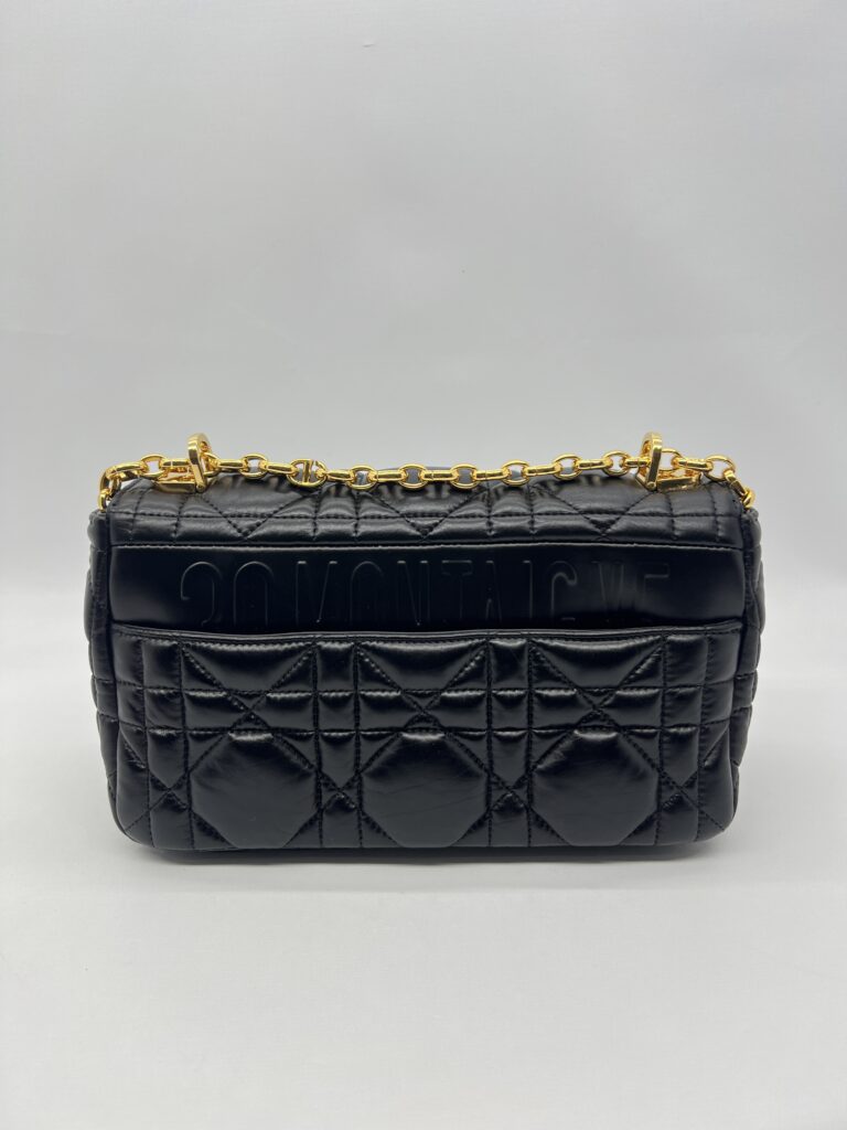 Dior Medium Caro Padded Black GHW