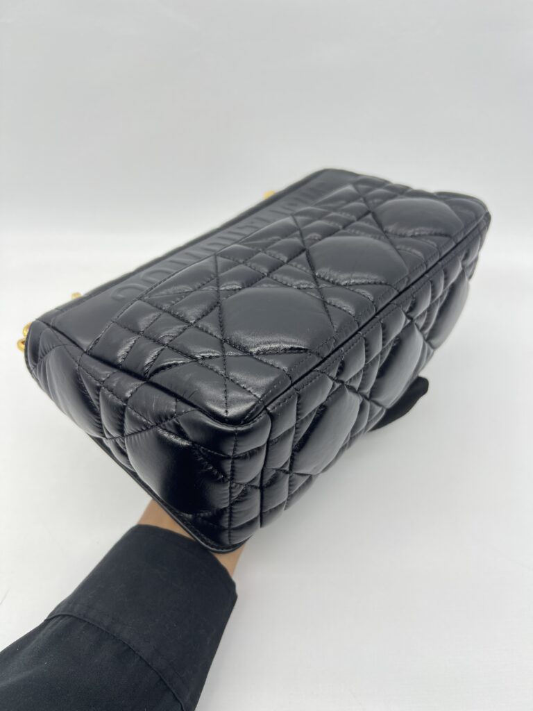 Dior Medium Caro Padded Black GHW