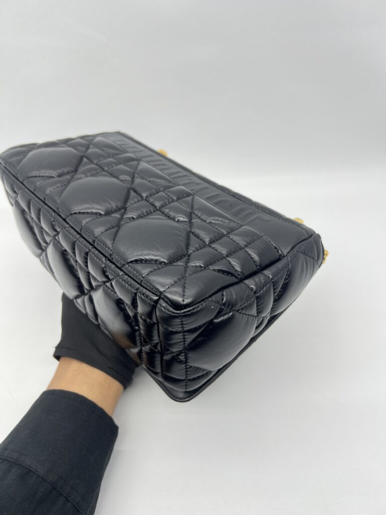 Dior Medium Caro Padded Black GHW