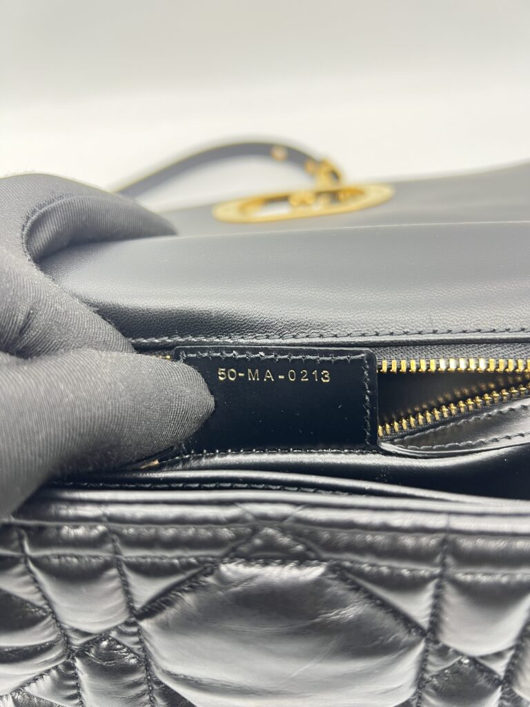 Dior Medium Caro Padded Black GHW