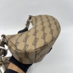 Balenciaga Cagole Xs Brown All Over Logo SHW