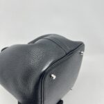 Hermes Picotin 22 Clemence Noir PHW