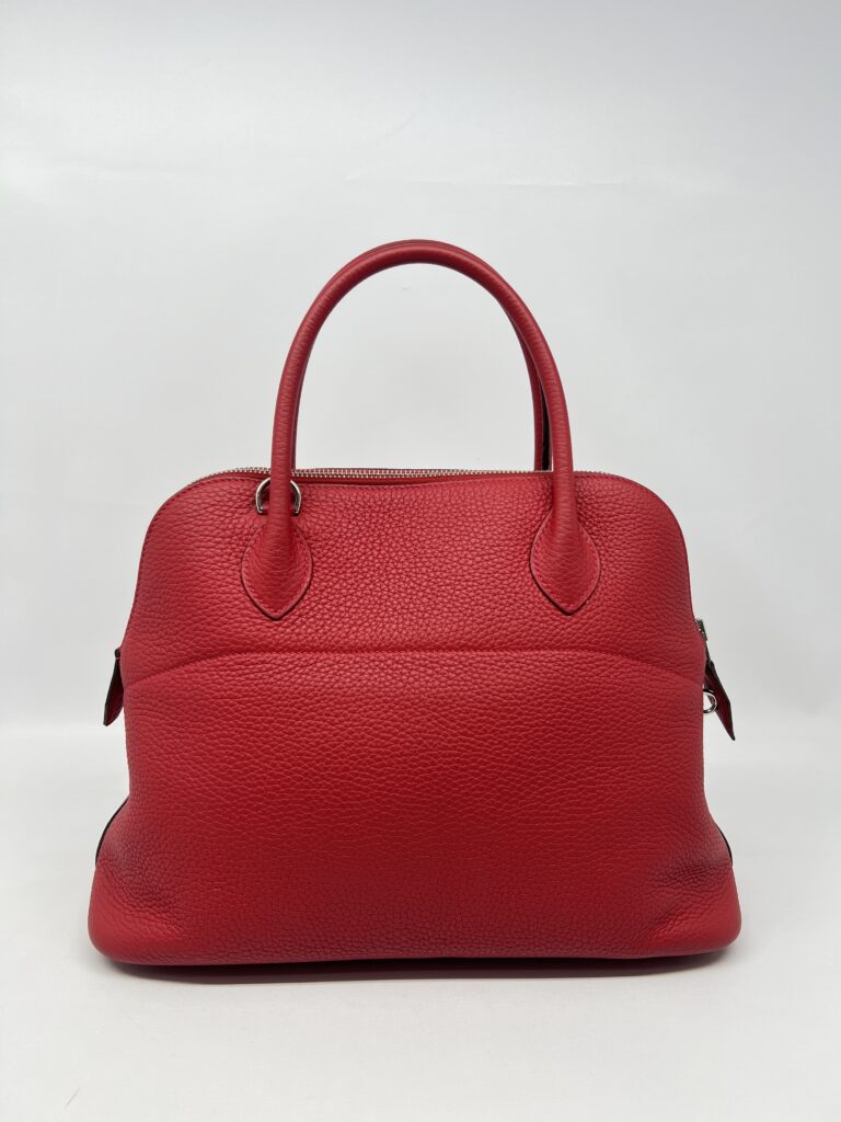 Hermes Bolide 31 Rouge Casaque PHW