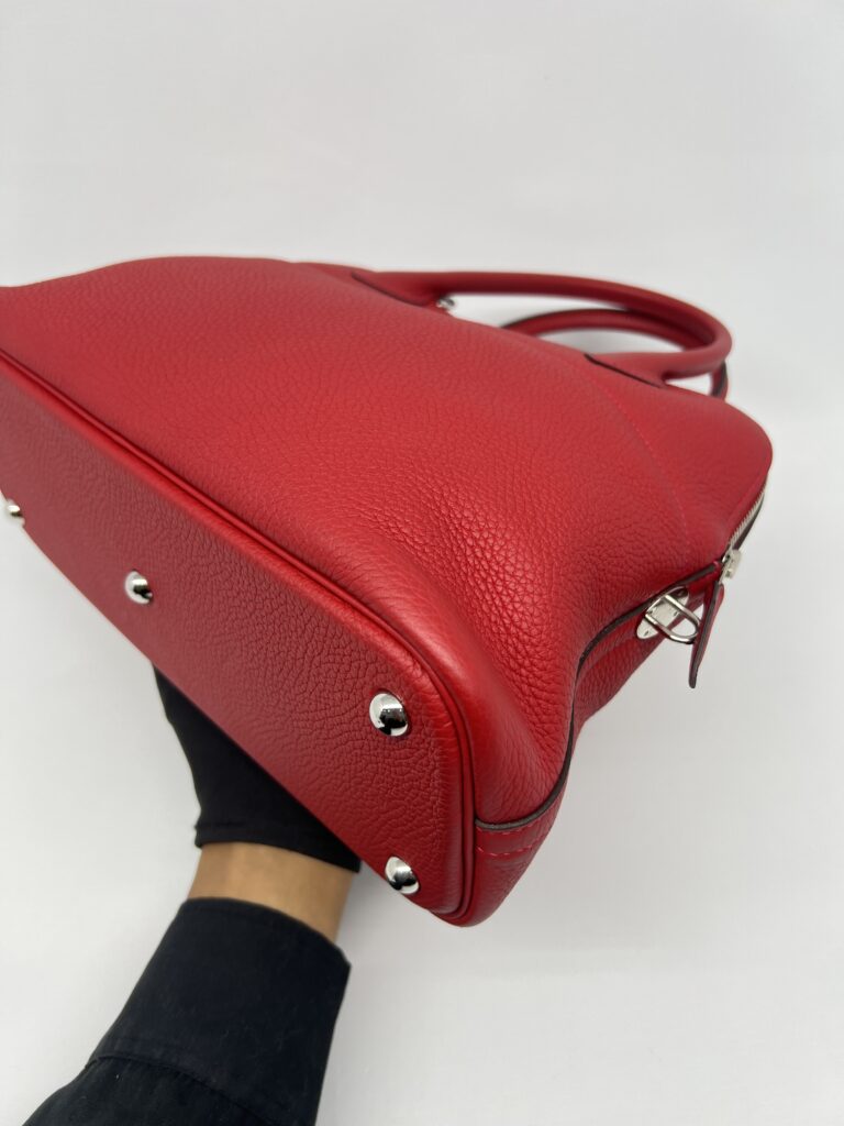 Hermes Bolide 31 Rouge Casaque PHW