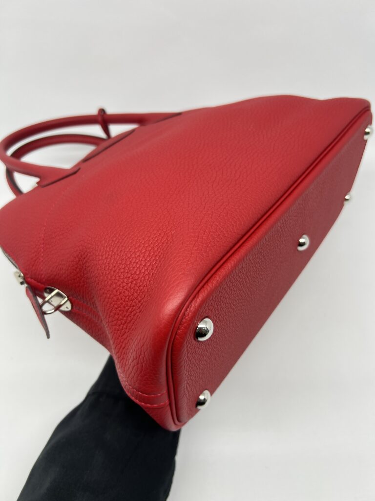 Hermes Bolide 31 Rouge Casaque PHW