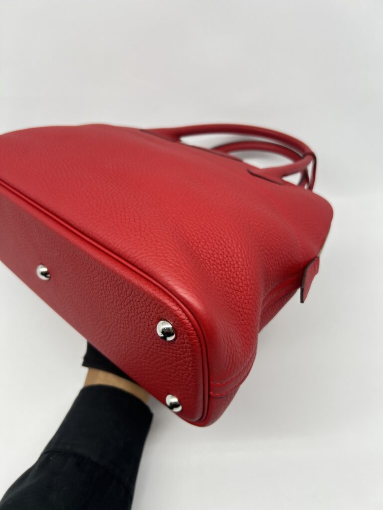 Hermes Bolide 31 Rouge Casaque PHW