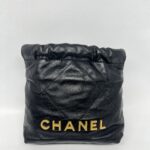 Chanel C22 Mini Lambskin Black GHW