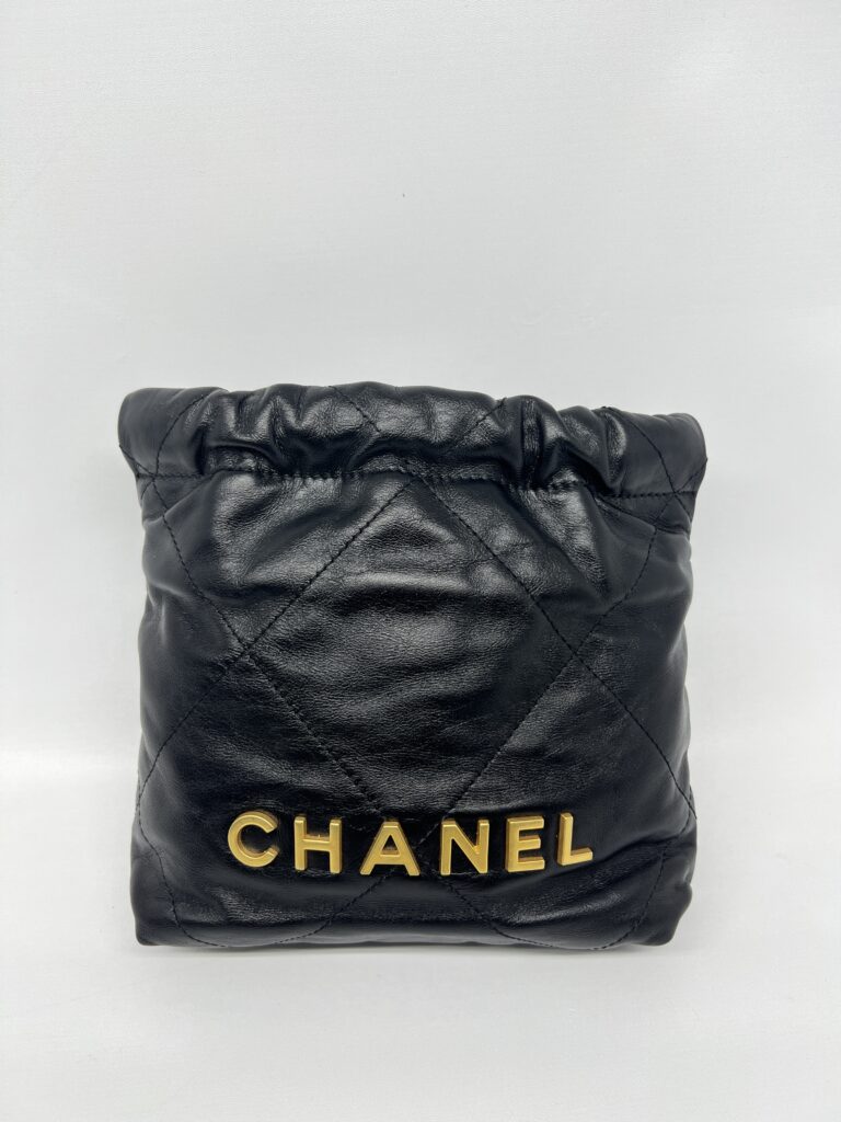 Chanel C22 Mini Lambskin Black GHW