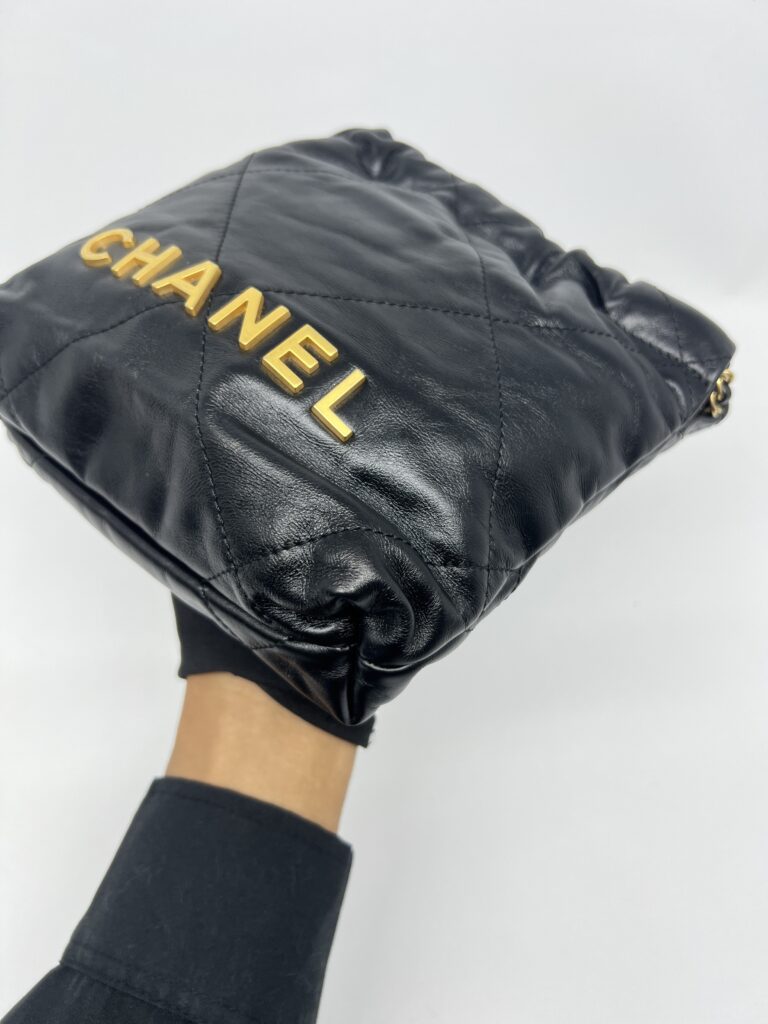 Chanel C22 Mini Lambskin Black GHW