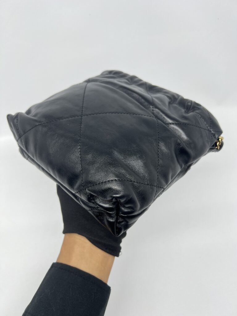 Chanel C22 Mini Lambskin Black GHW