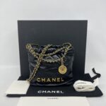 Chanel C22 Mini Lambskin Black GHW